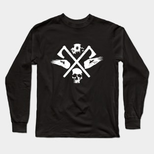 Berserker Emblem - Man - Wolf - Raven Long Sleeve T-Shirt